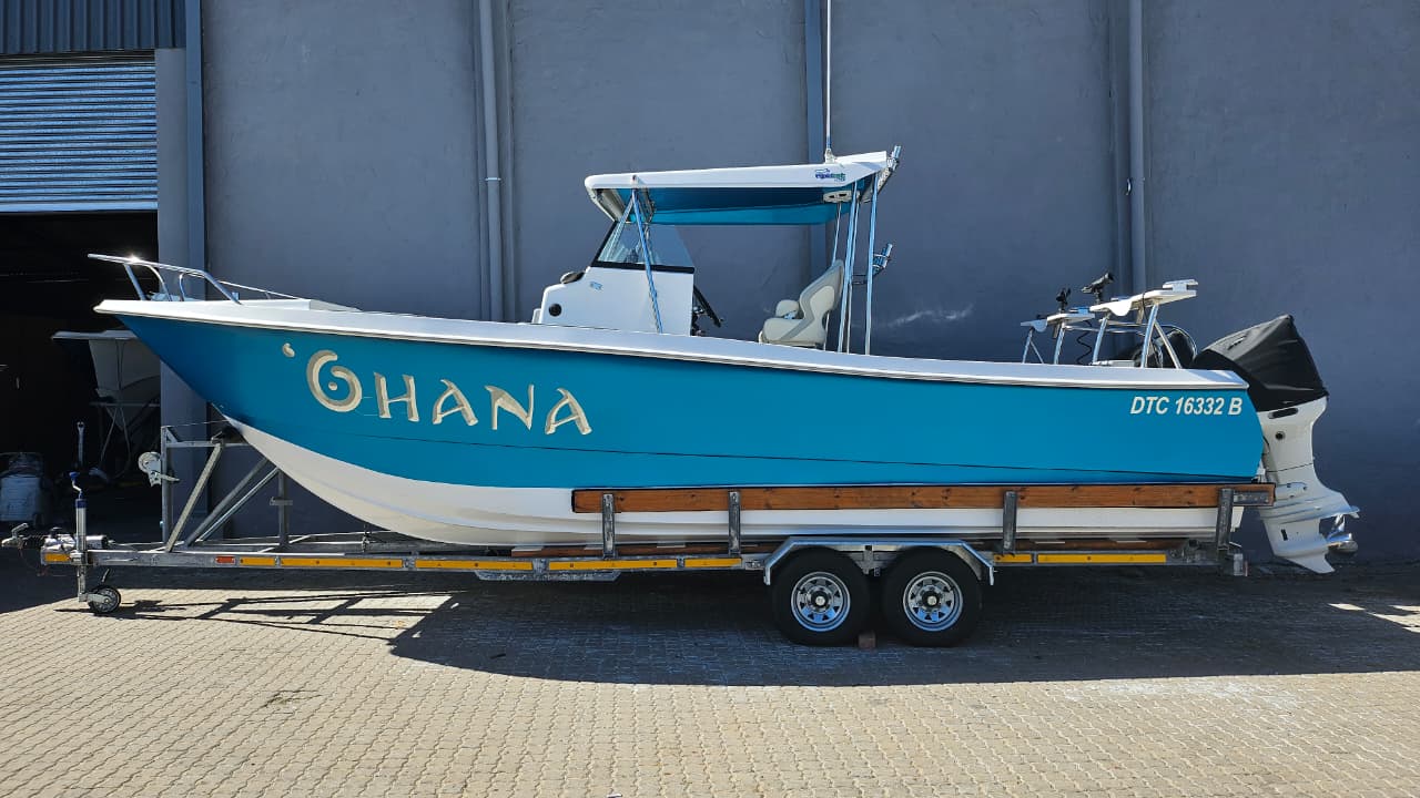 Center Console boat on water
